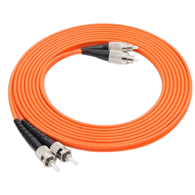 FC para FC Duplex Multimodo 62,5 / 125 Cabo de remendo de fibra Jumper laranja Cabo de remendo de cabo de fibra óptica