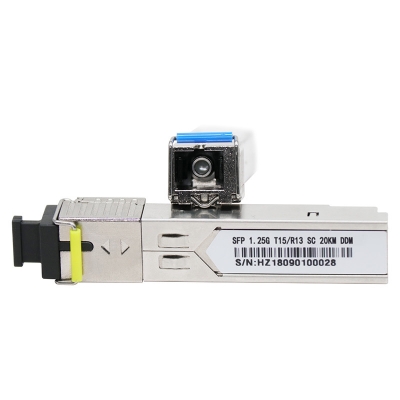 Fiber Optical Module 1.25G 20KM SC DDM BIDI SFP 1310/1490 SFP Transceiver